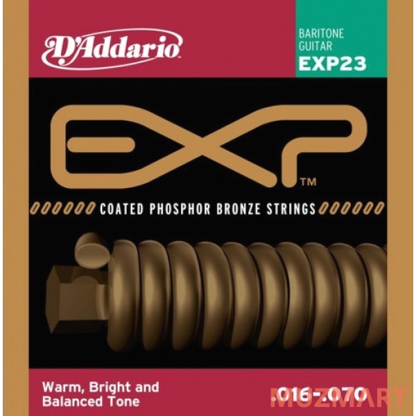 D'Addario EXP-23 Струны для акустической баритон гитары