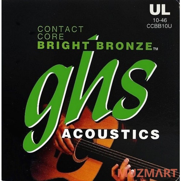 GHS CCBB10 Ultra Light Струны для акустической гитары
