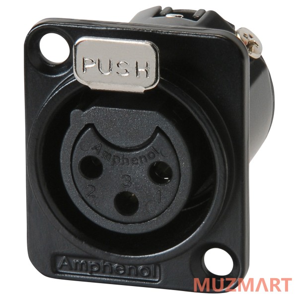 Amphenol AC3FDZB BULK Панельный разъем XLR, мама