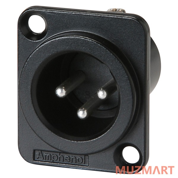 Amphenol AC3MMDZB BULK Панельный разъем XLR, 3 контакта