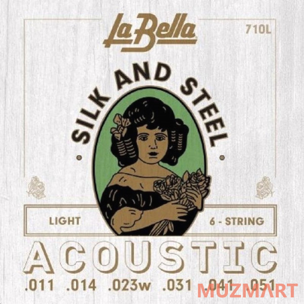 La Bella 710L Light Струны для акустической гитары