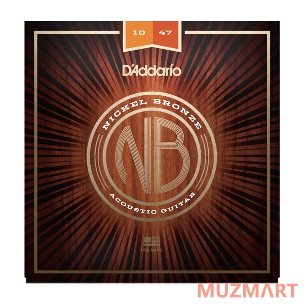 D'Addario NB1047 Струны для акустической гитары, 10-47