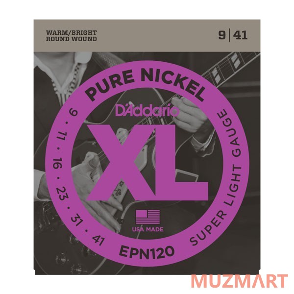 D'Addario EPN120 Super Light Струны для электрогитары