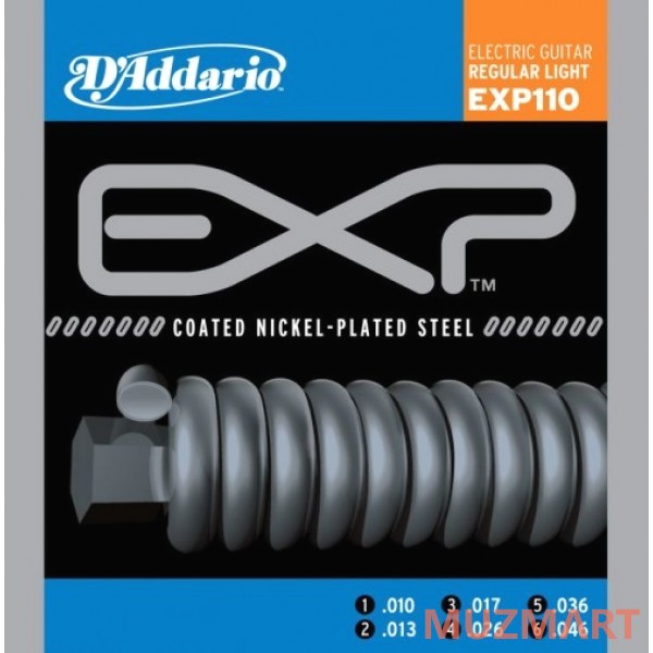 D'Addario EXP110 Regular Light Струны для электрогитары