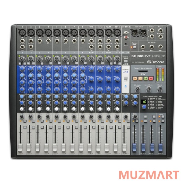 PreSonus StudioLive AR16 USB Аналоговый микшер