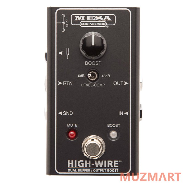Mesa Boogie HIGH-WIRE™ DUAL BUFFER & OUTPUT BOOST Педали эффектов