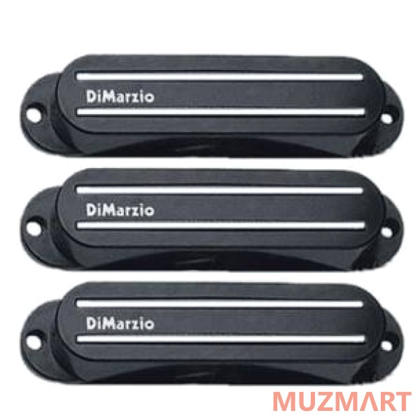 DiMarzio FAST TRACK PICKUP COVER SET DM2002BK Комплект пластиковых крышек