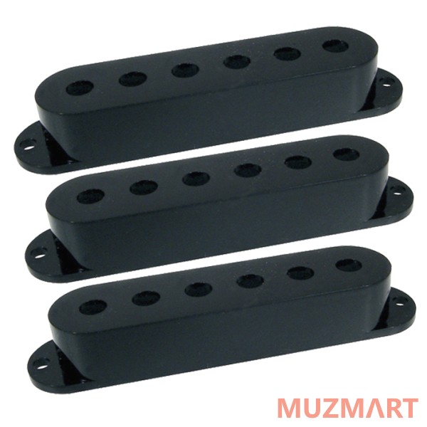 DiMarzio STRAT PICKUP COVER SET DM2001BK Комплект пластиковых крышек
