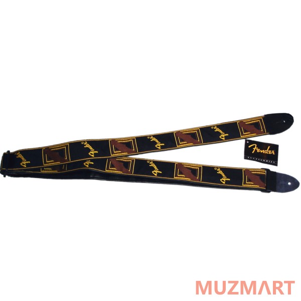 Fender 2' MONOGRAMMED B/Y/B STRAP Ремень для гитары