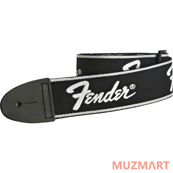 Fender Woven 'Running' Logo Ремень для электро / бас-гитары