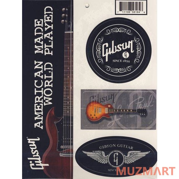 Gibson Logo Stickers наклейки