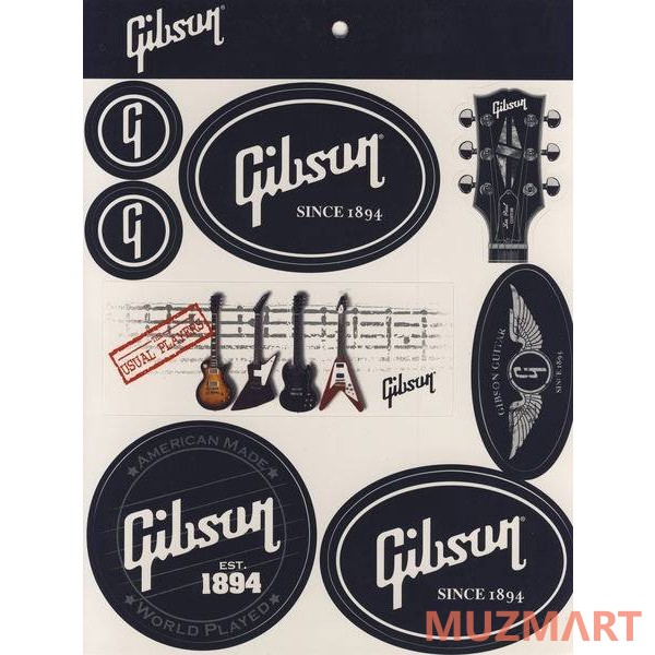 Gibson Logo Stickers наклейки