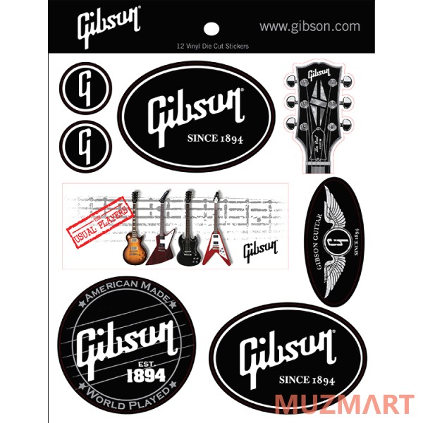 Gibson Logo Stickers наклейки