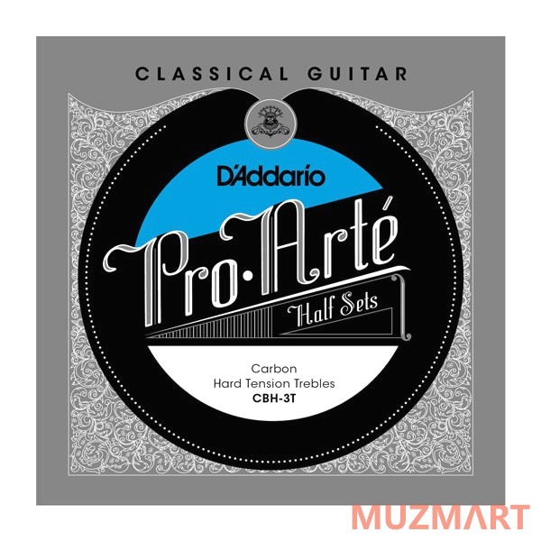 D'Addario CBH-3T Комплект первых трех струн для классической гитары
