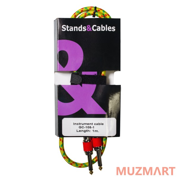 Stands&Cables GC-108-1 Инструментальный кабель Jack 6,3 моно / Jack 6,3 моно