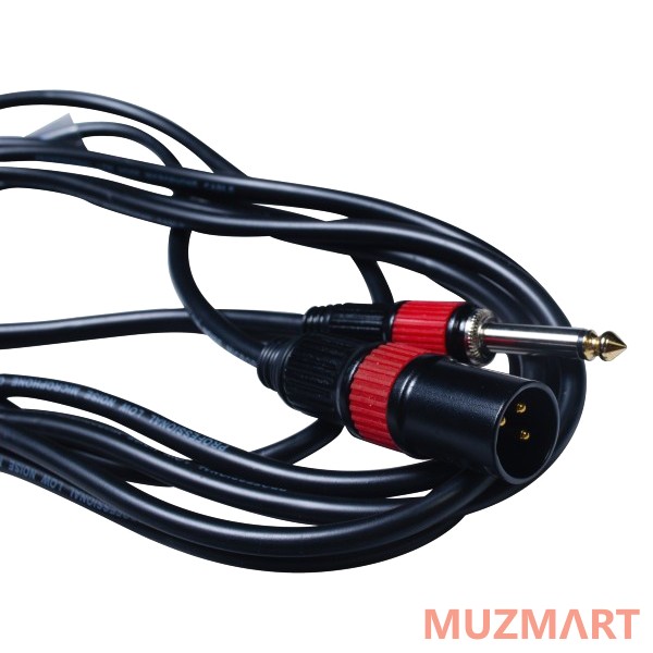 Stands&Cables MC-085XJ-3 Микрофонный кабель XLR папа - Jack 6,3 моно, 3м