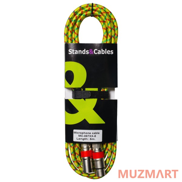 Stands&Cables MC-087XX-5 Микрофонный кабель XLR мама - XLR папа, 5м