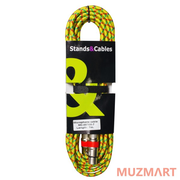Stands&Cables MC-087XX-7 Микрофонный кабель XLR мама - XLR папа, 7м