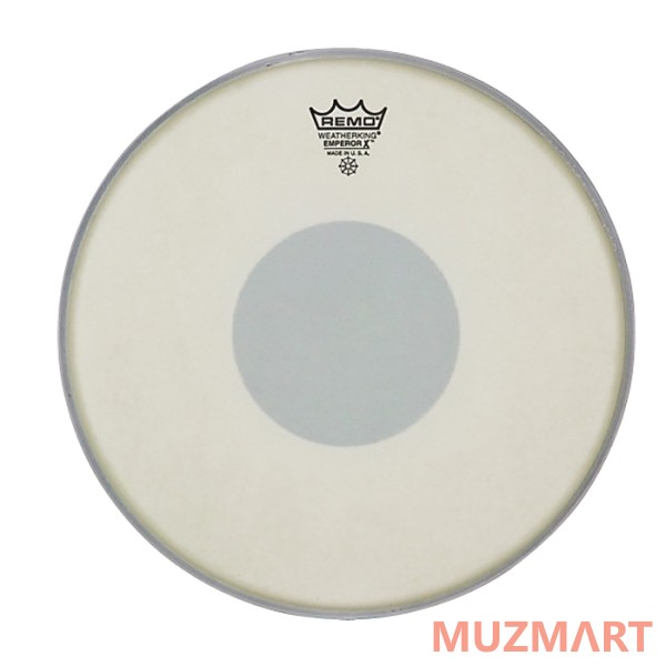 Remo EMPEROR X 14' COATED SNARE Двойной матовый пластик 14"