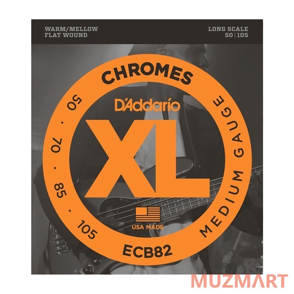 D'Addario ECB82 Струны для 4-х струнной бас гитары