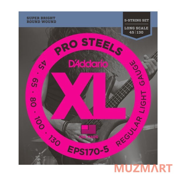 D'Addario EPS170-5 Струны для 5-струнной бас-гитары