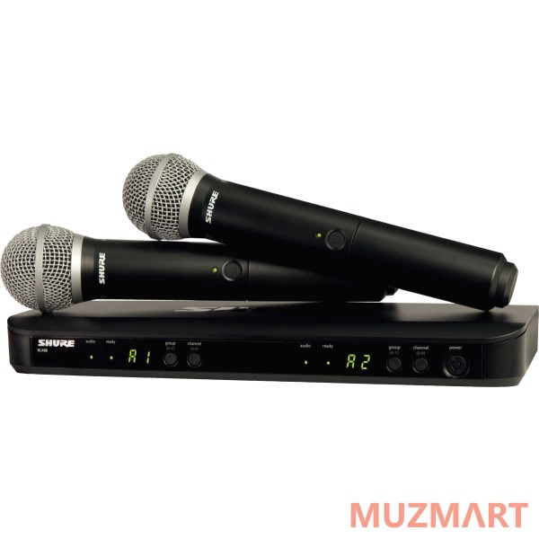 Shure BLX288E/PG58 M17 Двухканальная вокальная радиосистема