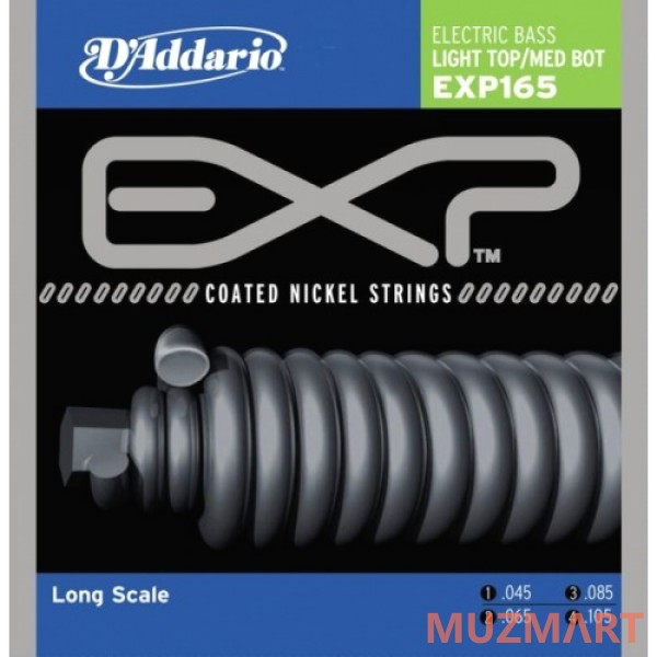 D'Addario EXP165 Струны для 4-х струнной бас гитары