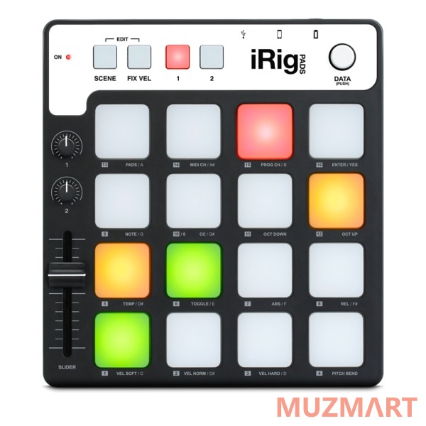 IK Multimedia iRig Pads MIDI MIDI контроллер с пэдами для iOS, Mac и PC