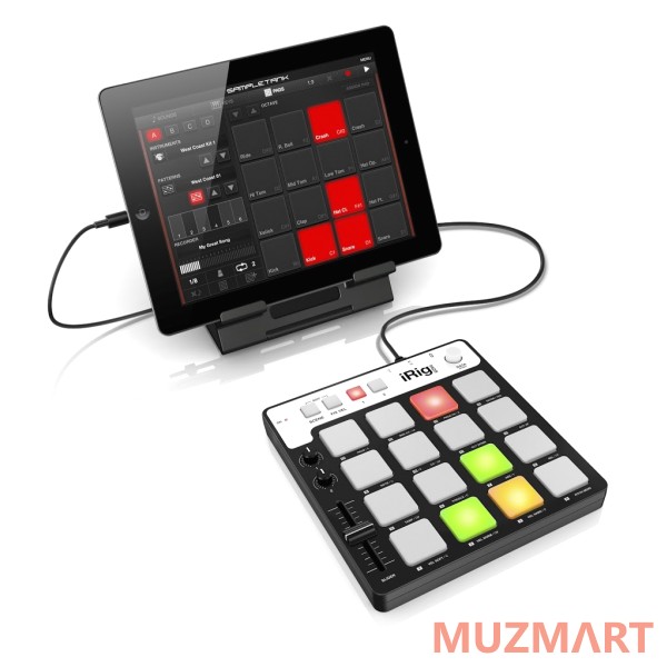 IK Multimedia iRig Pads MIDI MIDI контроллер с пэдами для iOS, Mac и PC