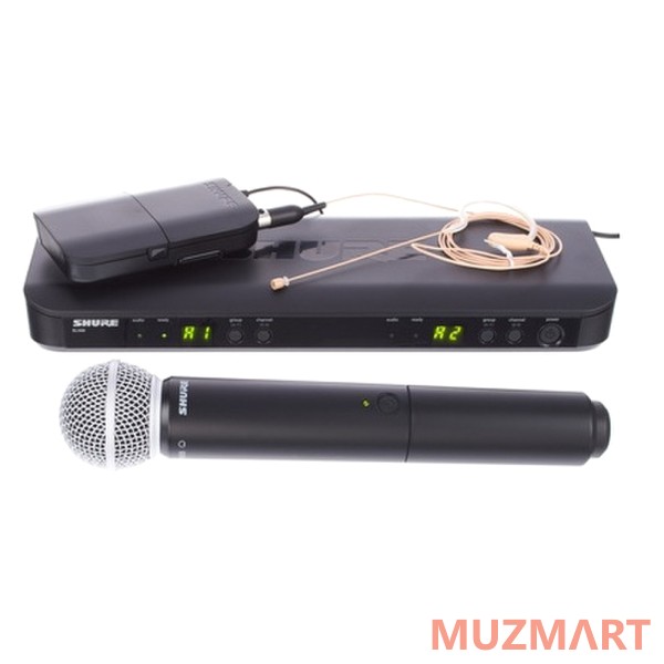Shure BLX1288E/SM58 M17 Двухканальная вокальная радиосистема