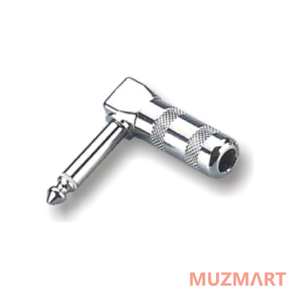 Roxtone RJ029M Разъем Jack 1/4”(6.3мм) моно, угловой