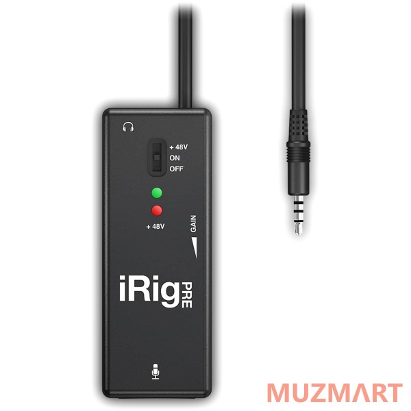 IK Multimedia iRig PRE Универсальный микрофонный интерфейс с предусилителем