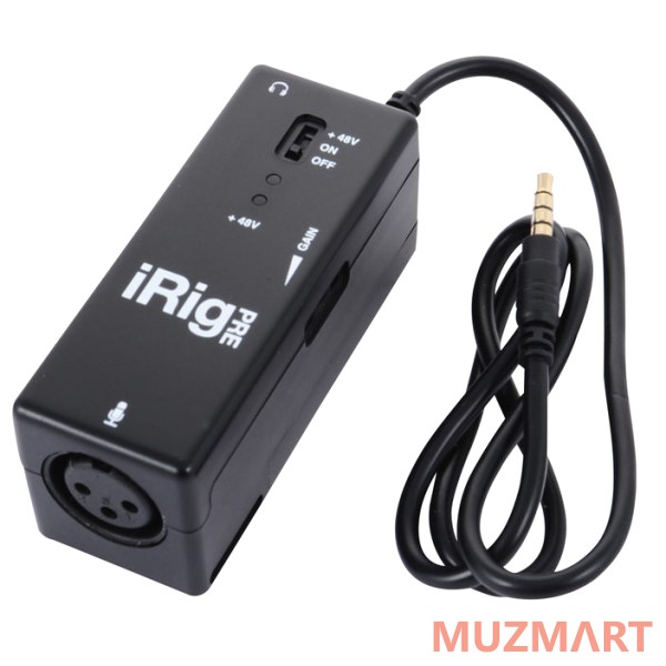 IK Multimedia iRig PRE Универсальный микрофонный интерфейс с предусилителем