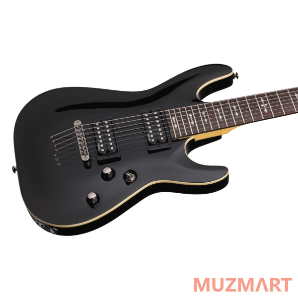 Schecter Omen-7 BLK Электрогитара семиструнная