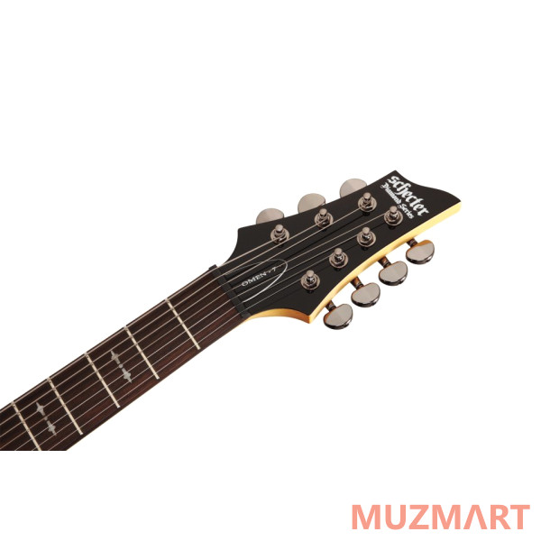 Schecter Omen-7 BLK Электрогитара семиструнная