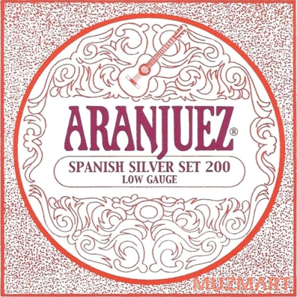 Aranjuez 200 SPANISH SILVER Струны для классической гитары