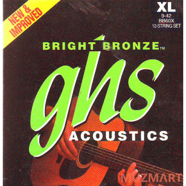 GHS BB60X Extra Light Струны для 12-струнной гитары
