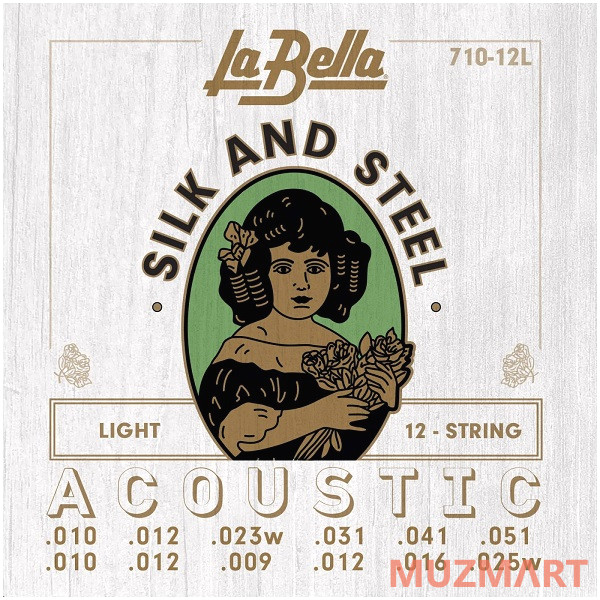 La Bella 710-12L Light Струны для 12-ти струнной гитары
