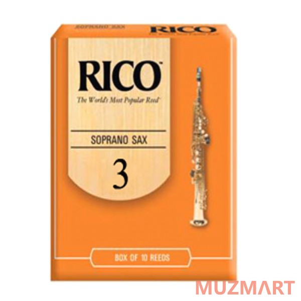 Rico RIA1030 Набор тростей для Сопрано-саксофона, №3.0