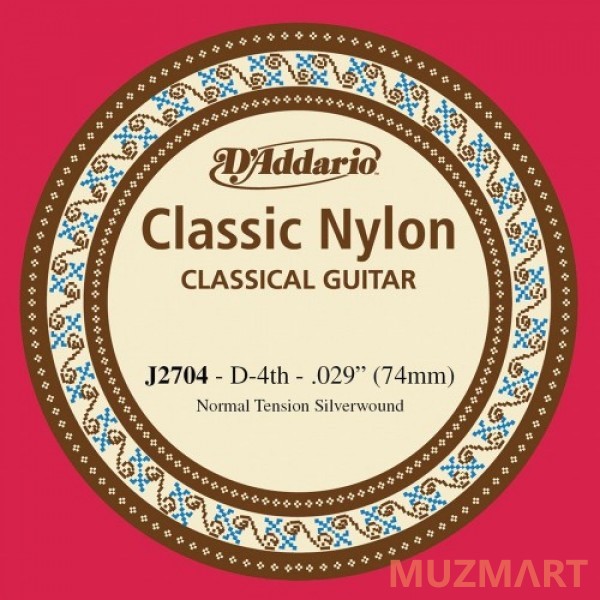 D'Addario J2704 4-я струна для классической гитары