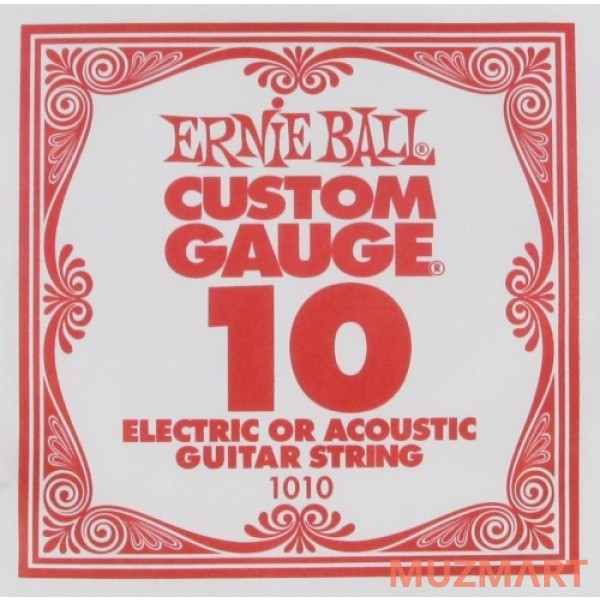 Ernie Ball 1010 Одиночная струна для акустической и электрогитары