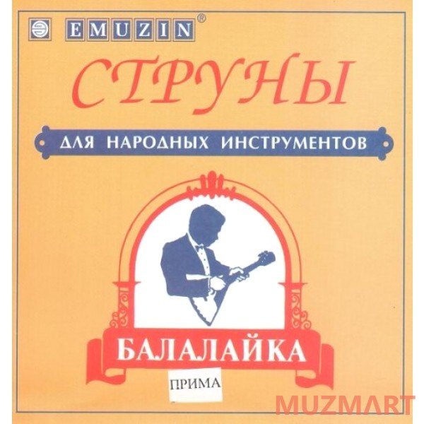 Emuzin Бпм Cтруны для балалайки