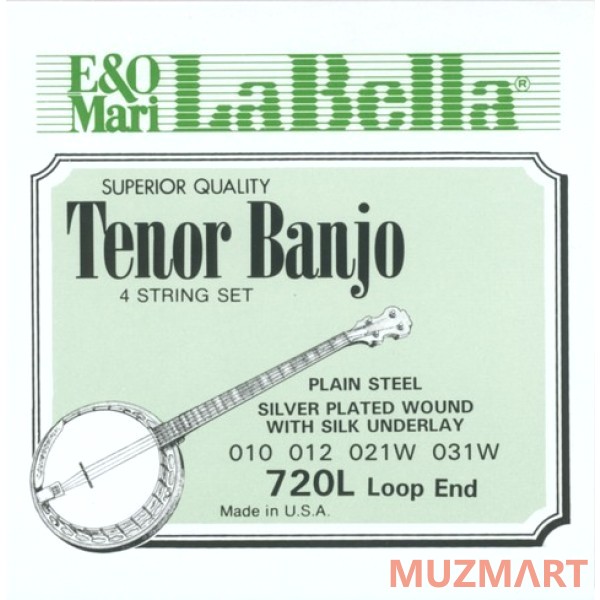 La Bella 720L Loop Light Струны для тенор банджо