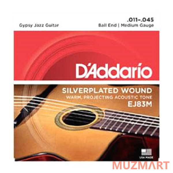 D'Addario EJ-83M Medium Струны для акустической гитары типа Selmer