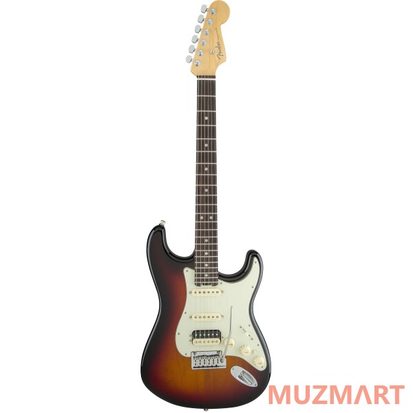 Fender American Elite Stratocaster® HSS Shawbucker, Rosewood Fingerboard, 3-Color Sunburst Электрогитара