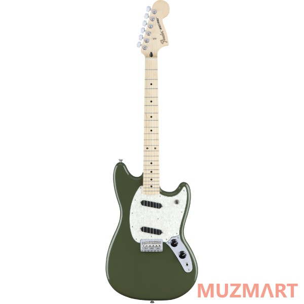 Fender MUSTANG MN Olive Электрогитара