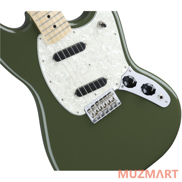 Fender MUSTANG MN Olive Электрогитара