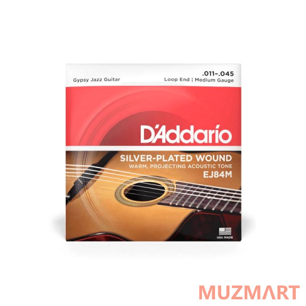 D'Addario EJ-84M Medium Струны для акустической гитары типа Selmer