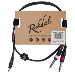 Rockdale XC-002-2M Компонентный кабель stereo mini jack папа x 2 mono jack папа, 2 м