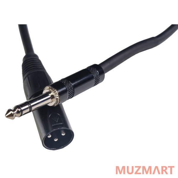 Rockdale XJ001-2M Микрофонный кабель XLR male X stereo jack male, 2 м